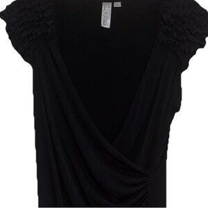 Suzy Shier Black Blouse